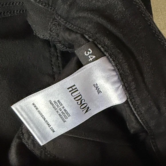 Hudson Jeans Men's Dark Charcoal Slim Jeans - Picture 3 of 4